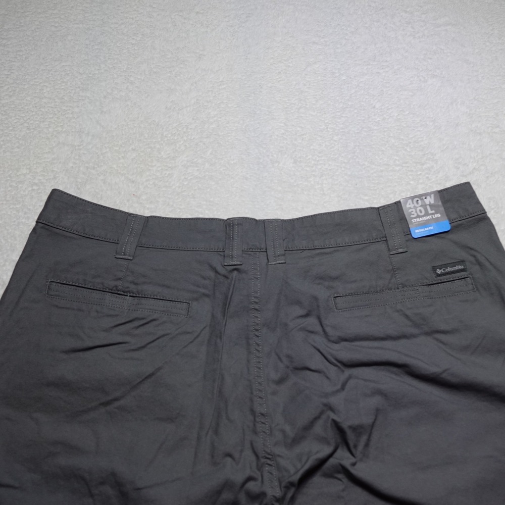 Columbia Flex ROC Pant Mens 40x30 Grey Straight Leg Omni-Shade AM0183-023 - Picture 3 of 11